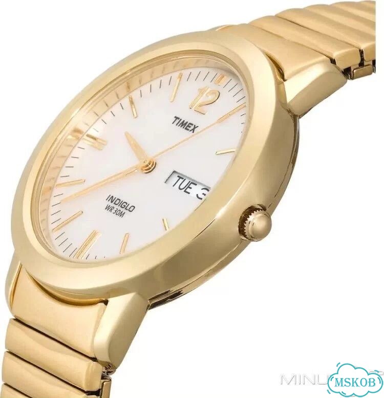 Часы timex золотистые золото фото 2