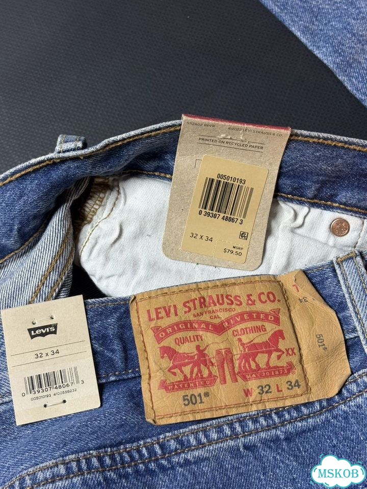Джинсы 32X34 Levis 501 фото 6