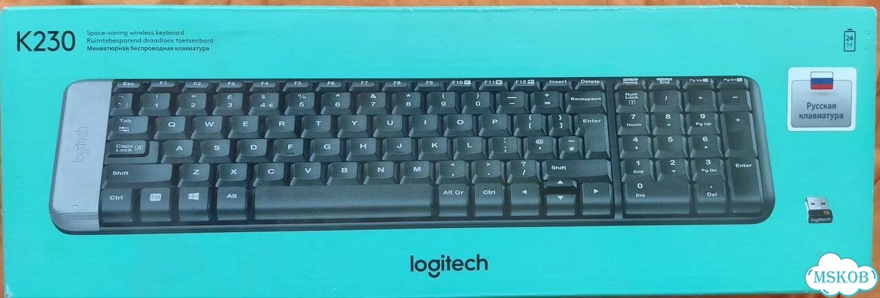 Logitech k230. На запчасти или восстановление фото 1