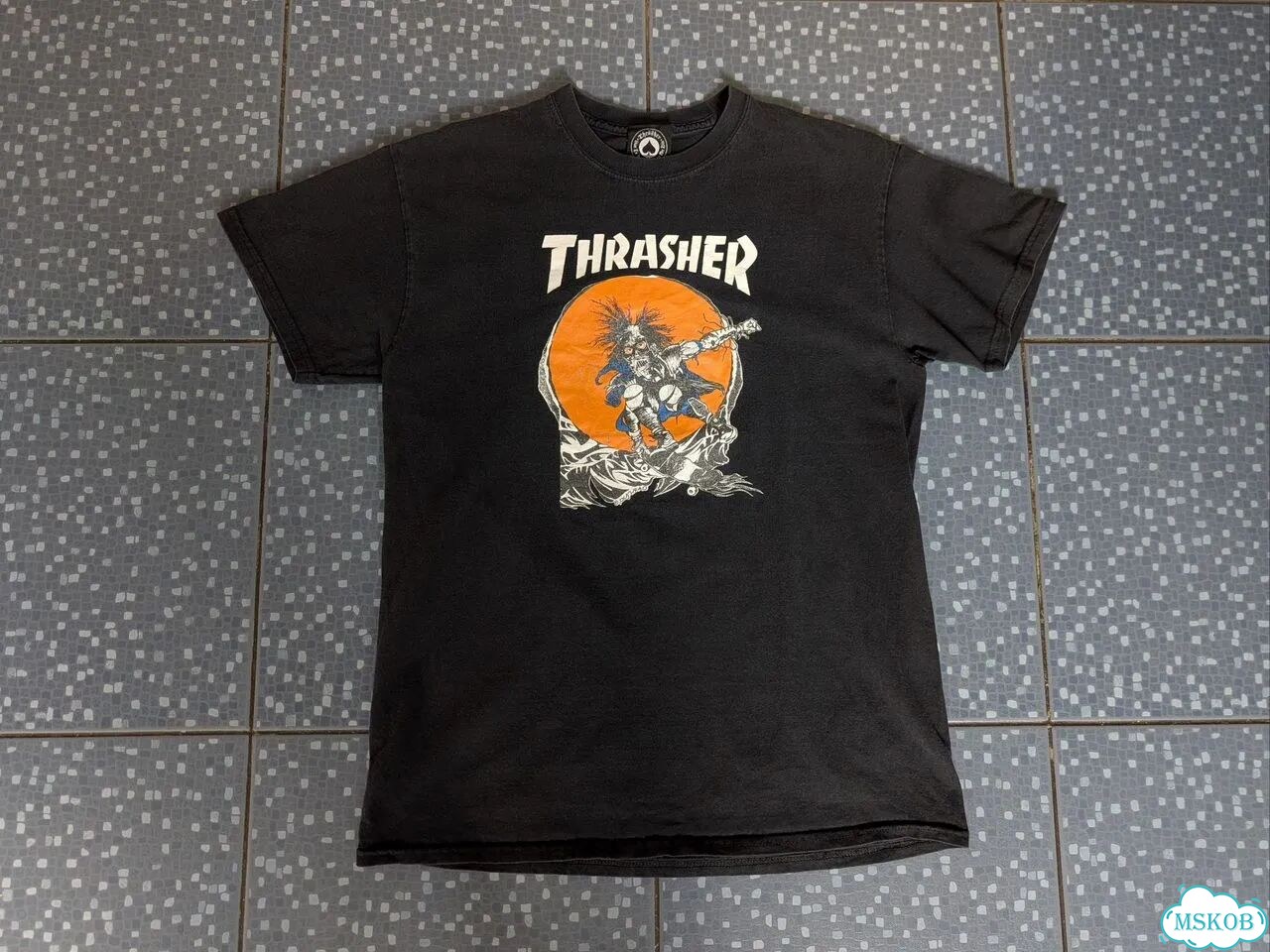 Винтажная футболка мерч Thrasher Pushead фото 1