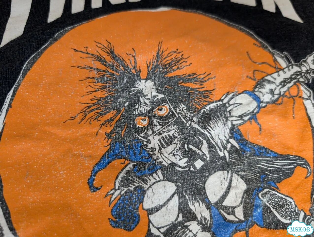 Винтажная футболка мерч Thrasher Pushead фото 4