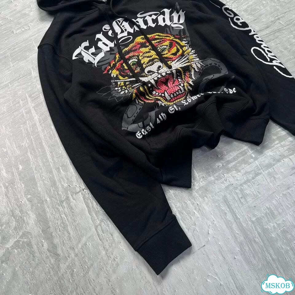 Худи Ed Hardy со стразами оригинал фото 2