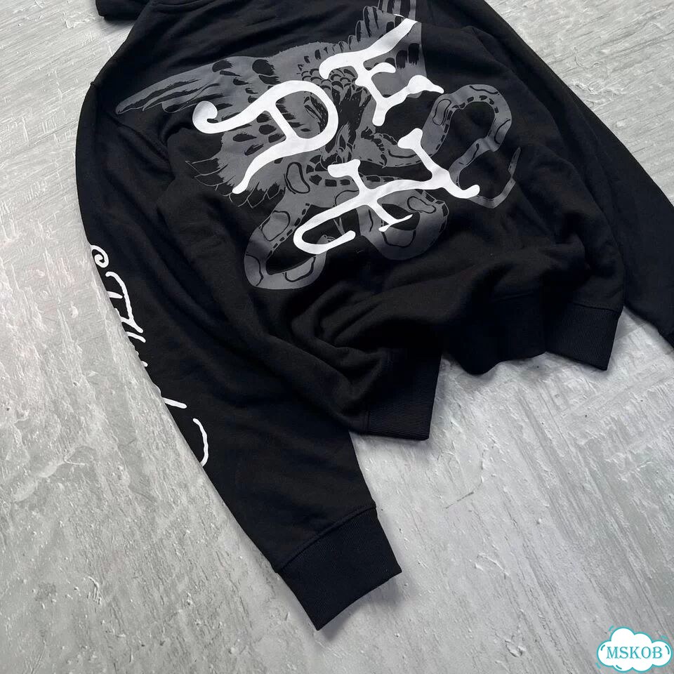 Худи Ed Hardy со стразами оригинал фото 6