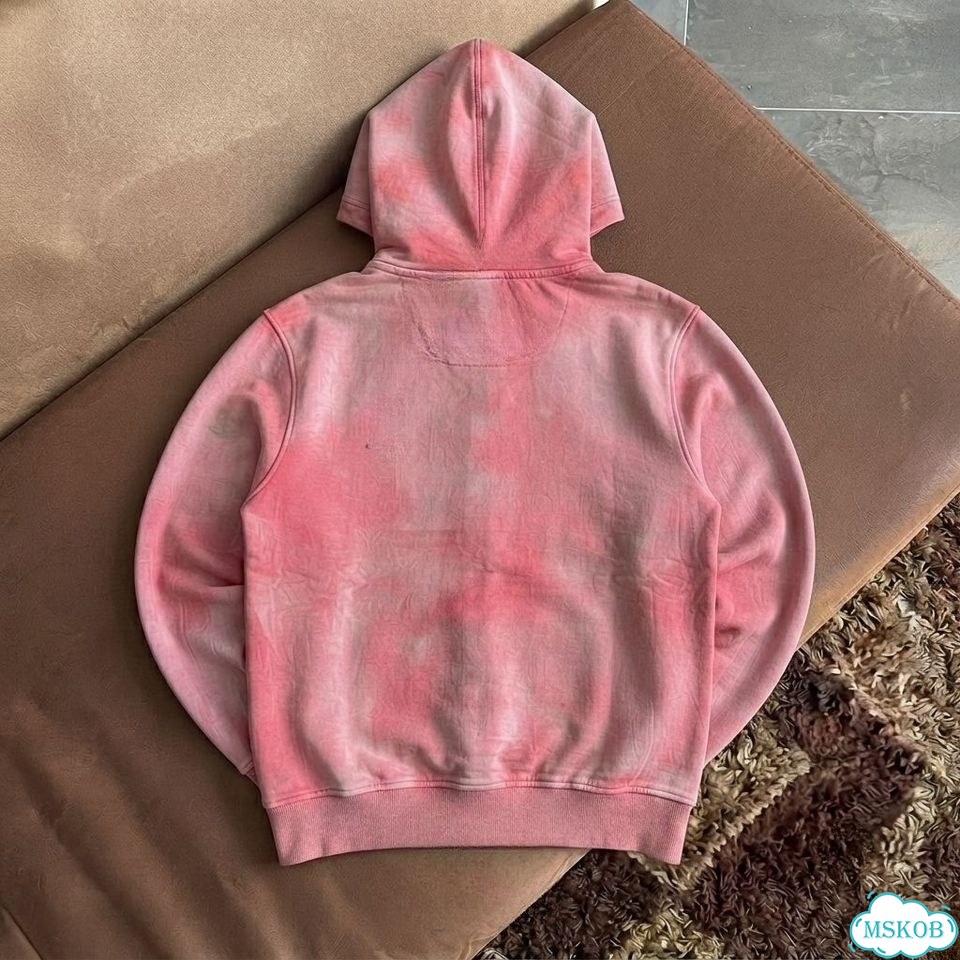 Худи Stone island hand corrosion розовый фото 6