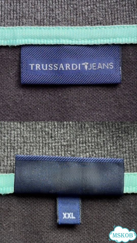 Trussardi Jeans Polo Vintage Pike cotton фото 8