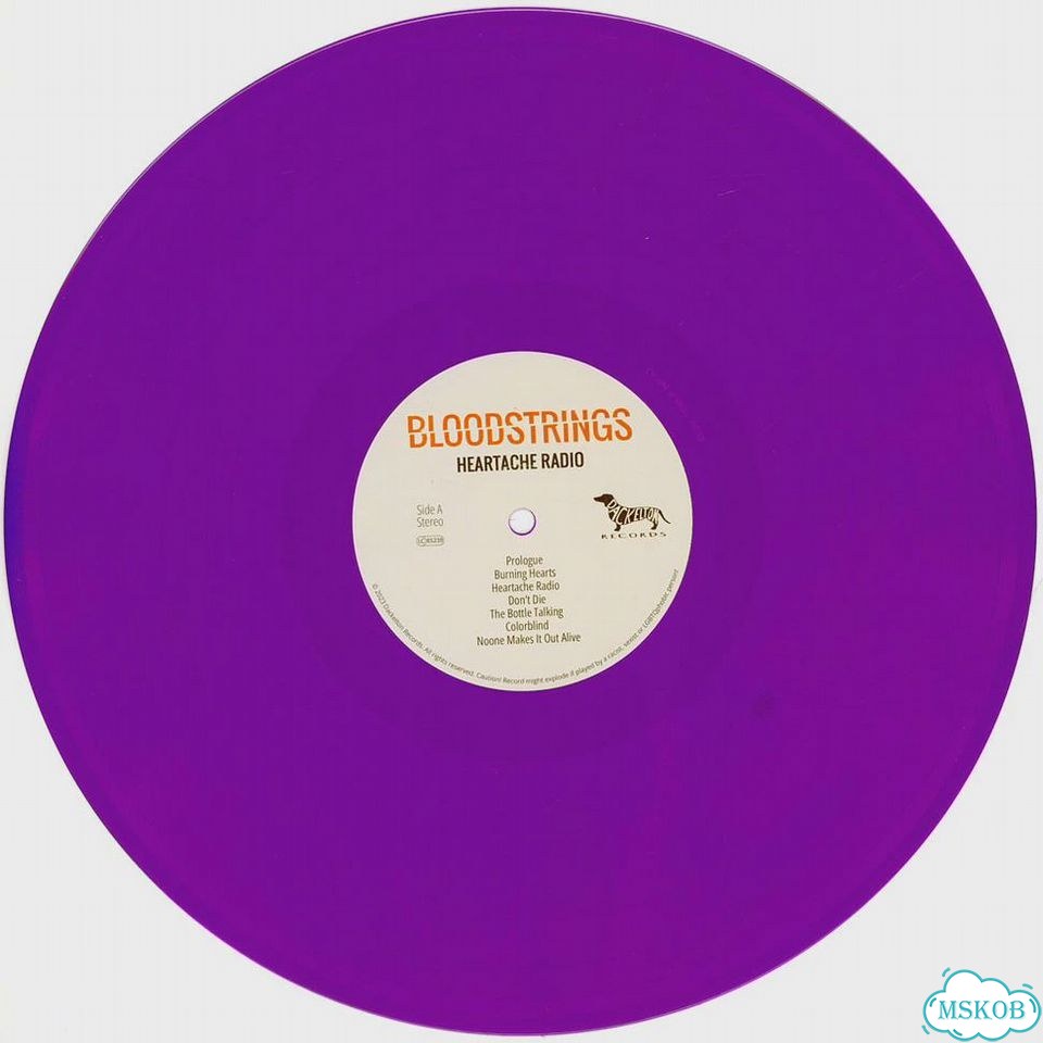 Bloodstrings - Heartache Radio Purple Vinyl Edition фото 3