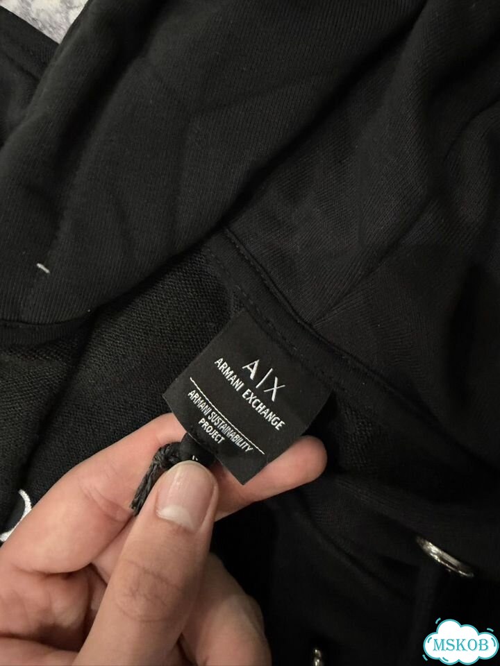 Зип худи Armani exchange milano new york фото 6