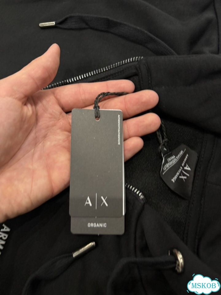 Зип худи Armani exchange milano new york фото 8