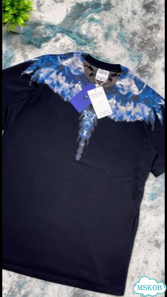 Футболка Marcelo Burlon черная фото 1