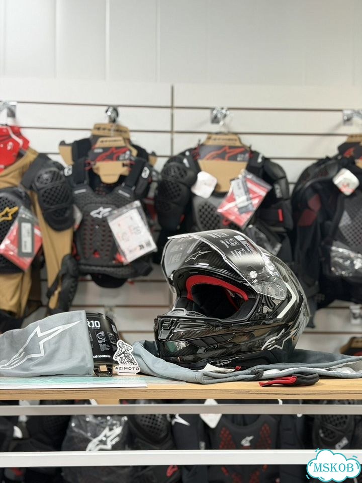 Шлем alpinestars supertech r10 фото 2