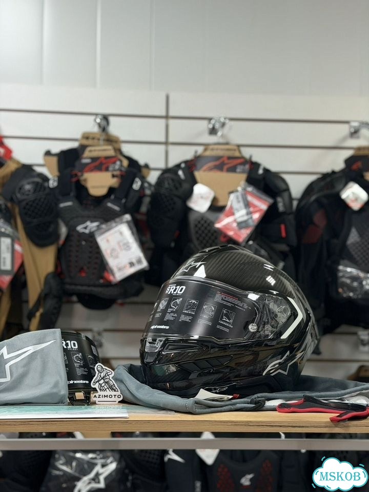 Шлем alpinestars supertech r10 фото 5