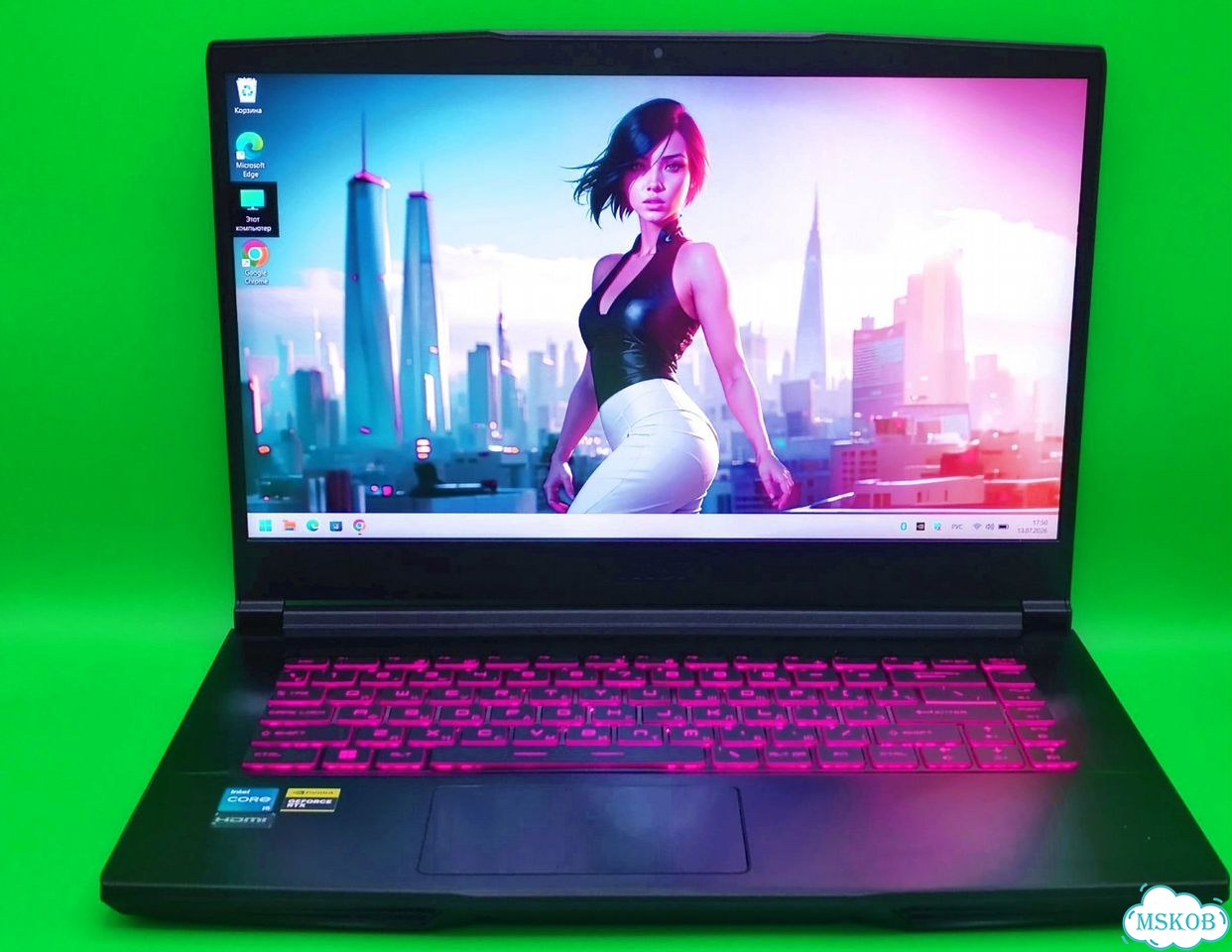 Игровой MSI 16gb-i5/12-Rtx-Ssd512-FHd Ips Ноутбук фото 1