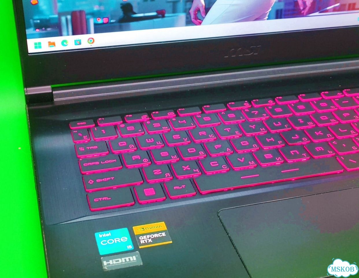 Игровой MSI 16gb-i5/12-Rtx-Ssd512-FHd Ips Ноутбук фото 2