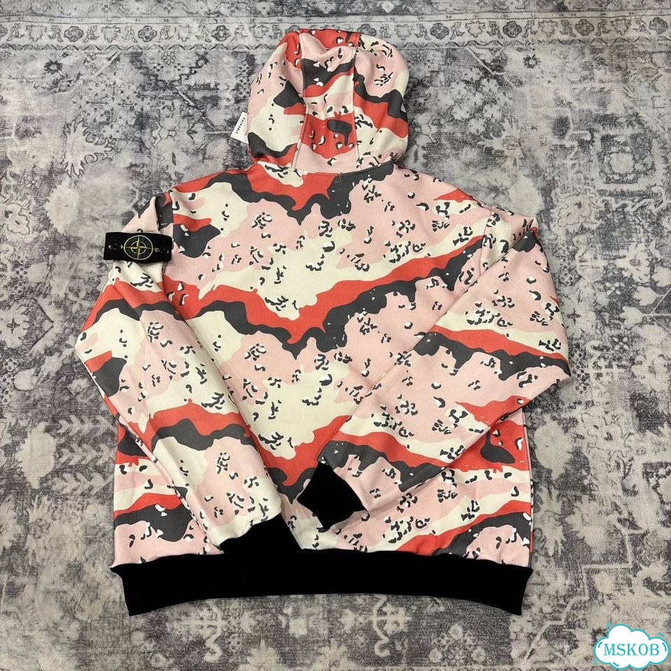Худи Stone island camo фото 2