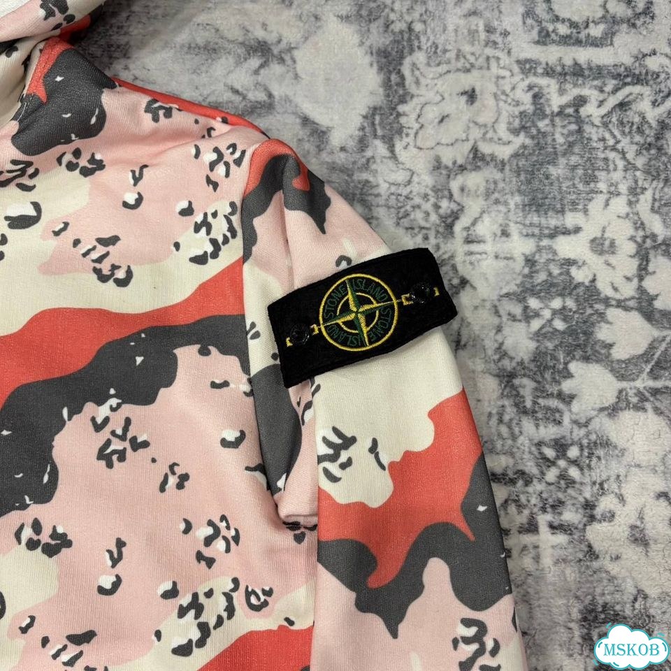 Худи Stone island camo фото 3