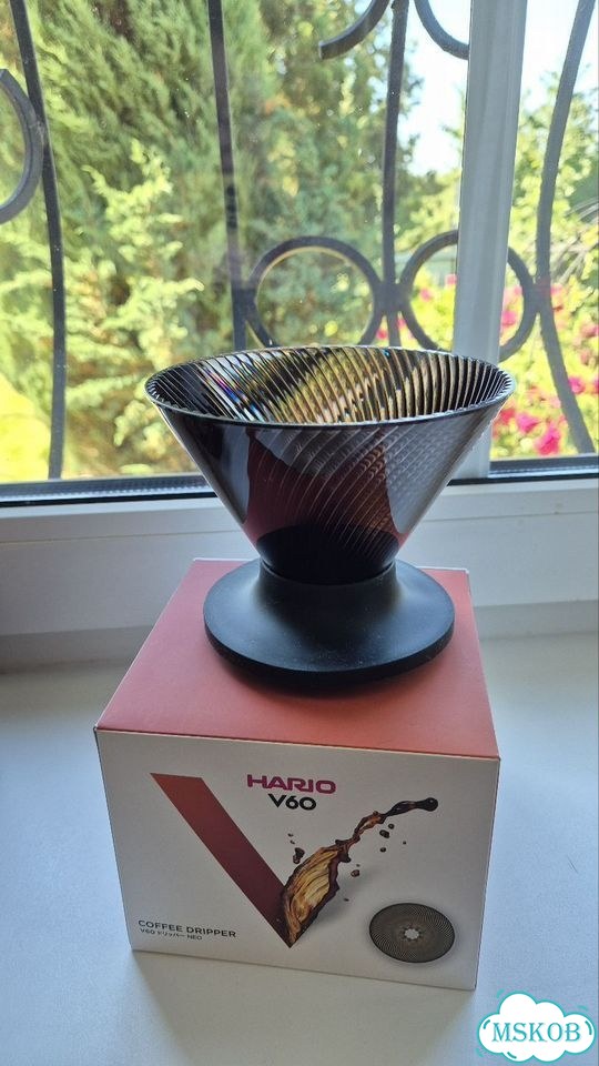 Воронка для кофе Hario v60 Neo тритан фото 1