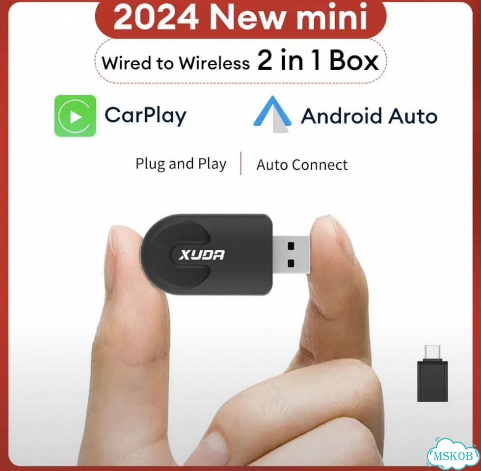 Беспроводной адаптер carplay и android auto фото 3