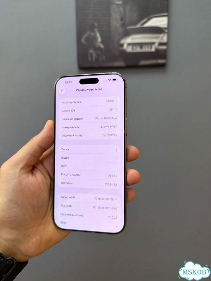 iPhone 16 Pro Max, 256 ГБ, SIM + eSIM фото 6