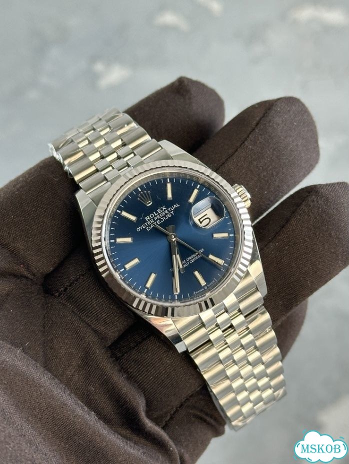 Часы Rolex Datejust Blue Dial фото 3