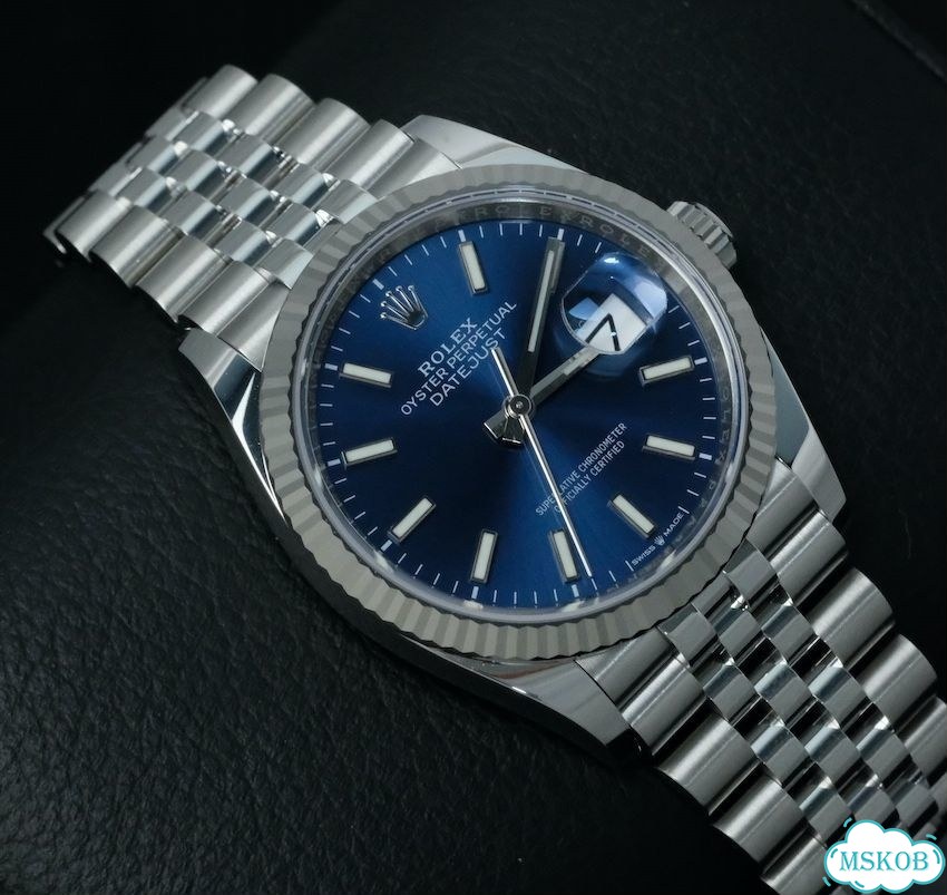 Часы Rolex Datejust Blue Dial фото 5