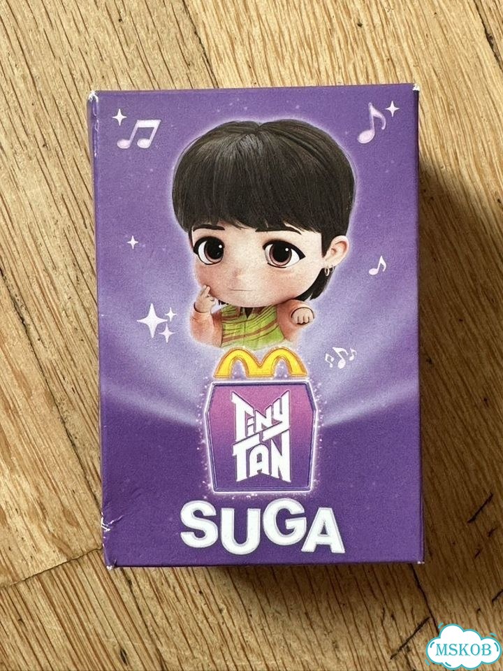 BTS suga x McDonald’s tinytan фигурка, оригинал фото 2