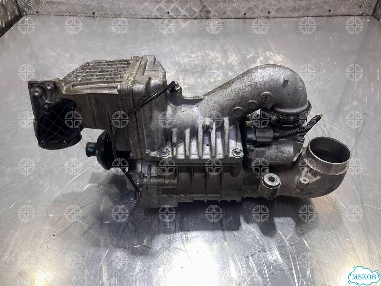 Компрессор наддува mercedes-benz (Мерседес) C-class W203 M271.940 1,8 л фото 7