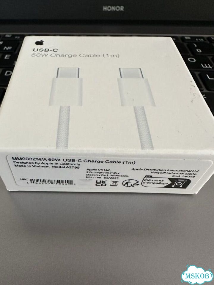 Кабель USB-C для Apple, 60 W фото 2