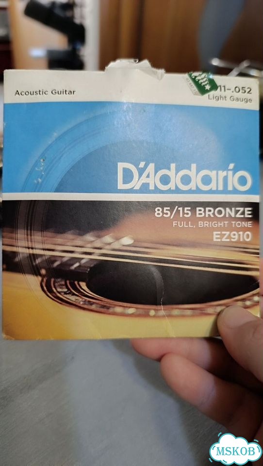 Струны для акустической гитары D'Addario EZ910 фото 1