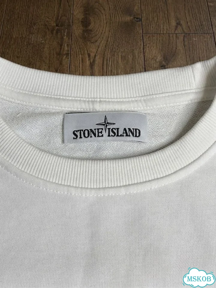 Свитшот Stone Island white фото 2