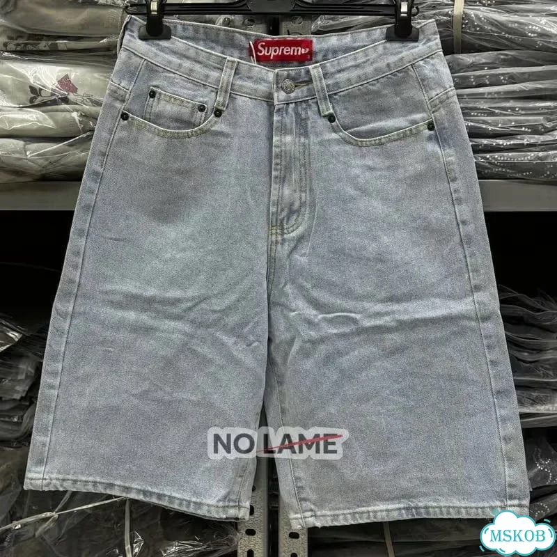 Джинсовые шорты Supreme фото 1