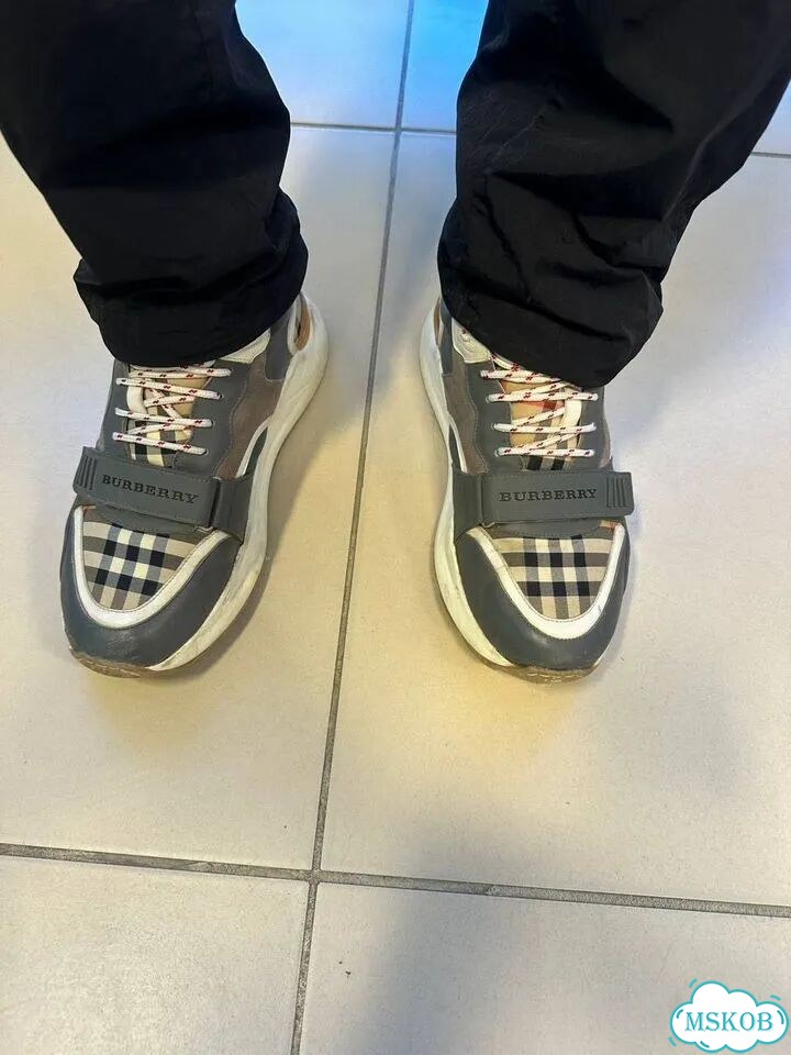 Кроссовки burberry ramsey фото 1