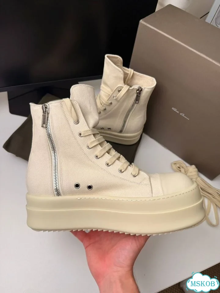 В наличие Rick Owens Ramones Mega Bumper Milk фото 3