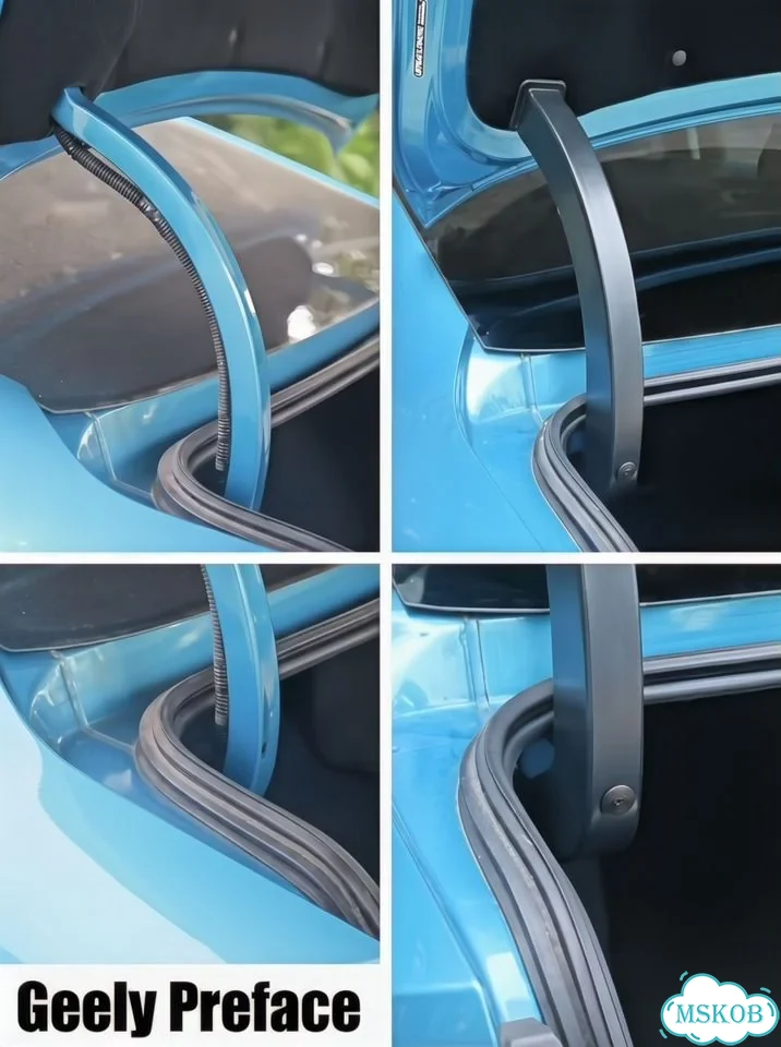 Тюнинг Geely Preface накладки петель багажника фото 3