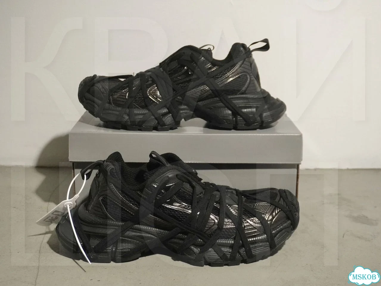 Balenciaga 3xl extreme lace black фото 3