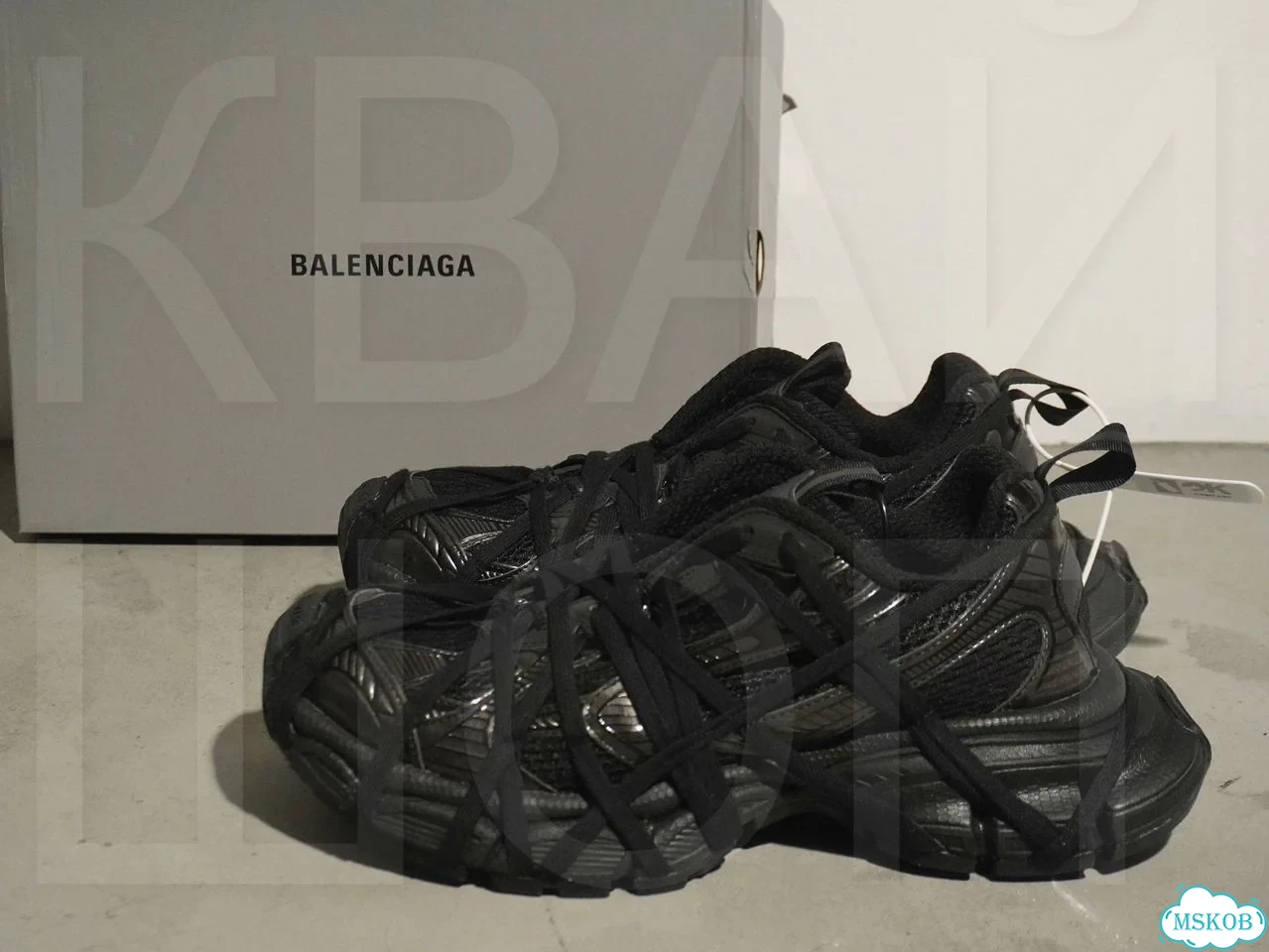 Balenciaga 3xl extreme lace black фото 4