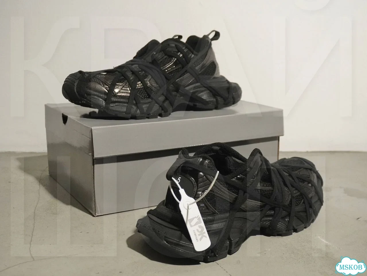 Balenciaga 3xl extreme lace black фото 7