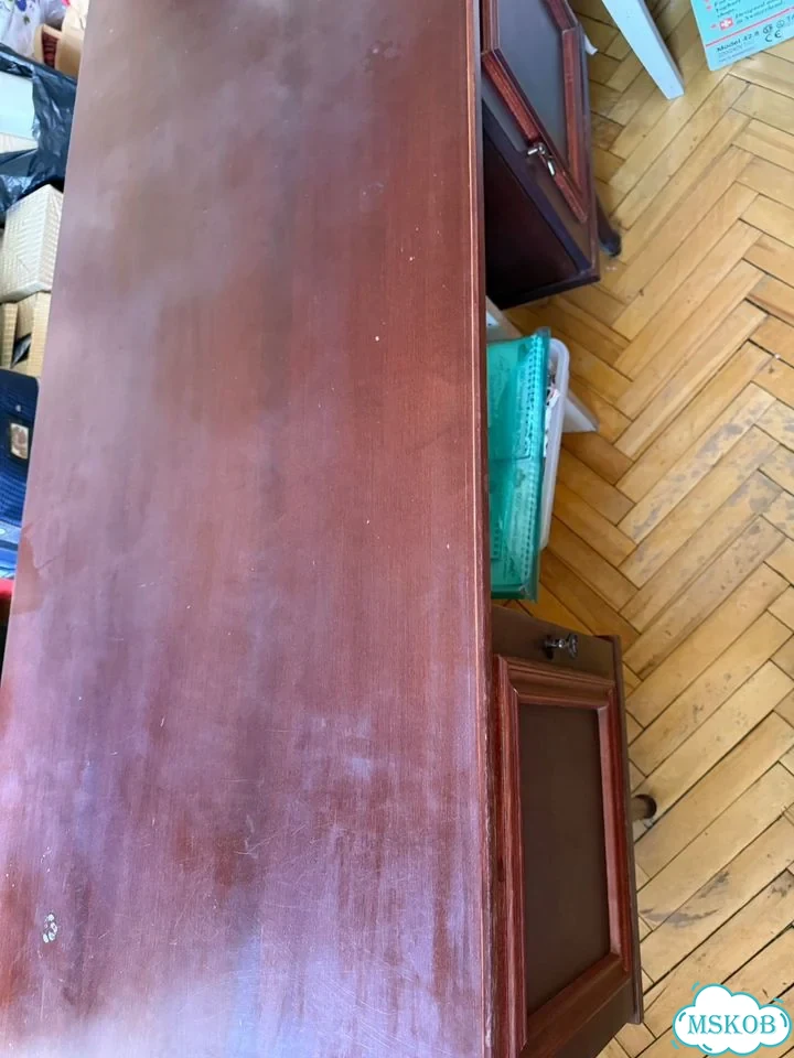 Стол письменный Нат дерево с тумбами фото 7