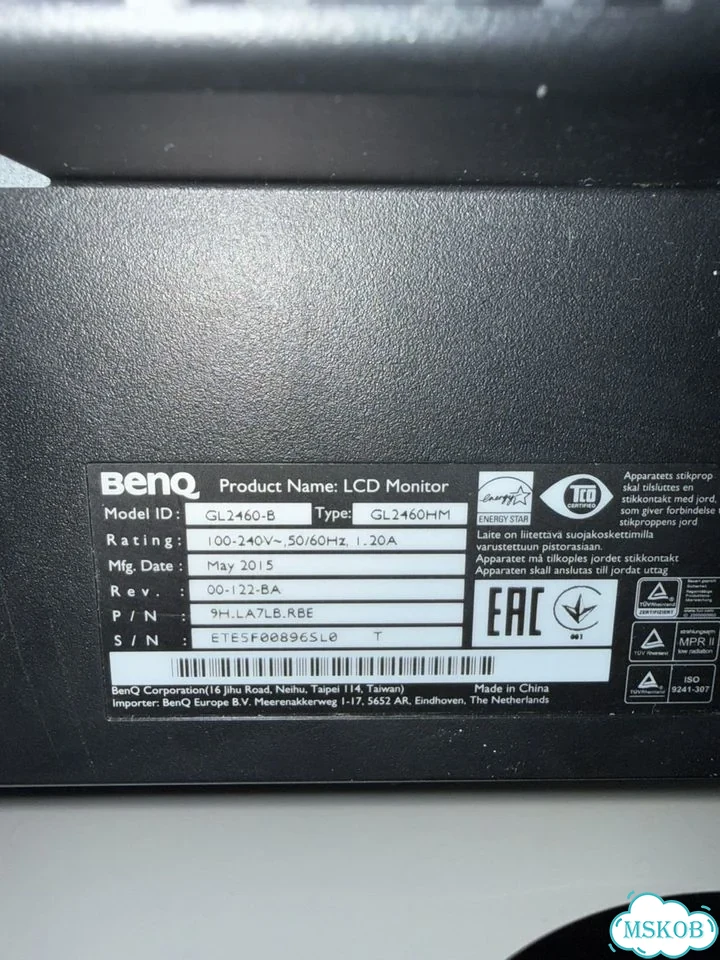 Монитор benq gl2460 фото 5
