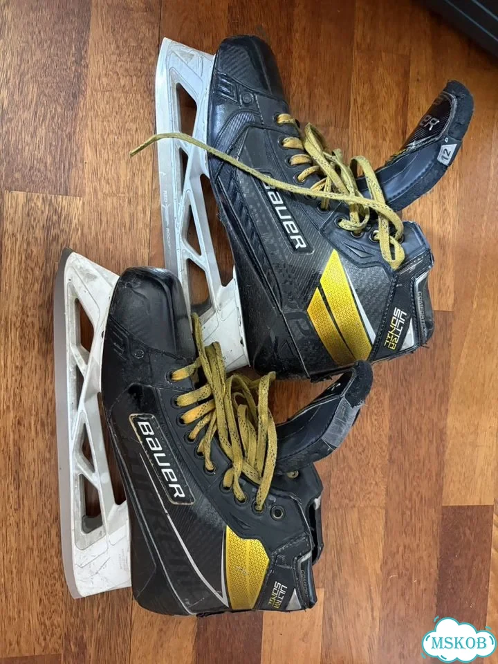 Вратарские коньки bauer ultrasonic фото 1