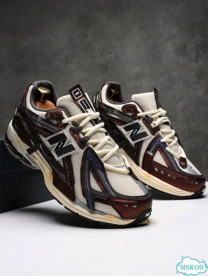 Кроссовки New Balance 1906A Brown с накладками фото 5