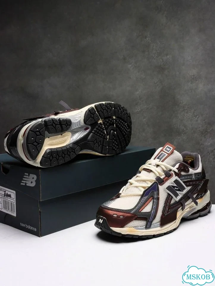 Кроссовки New Balance 1906A Brown с накладками фото 6