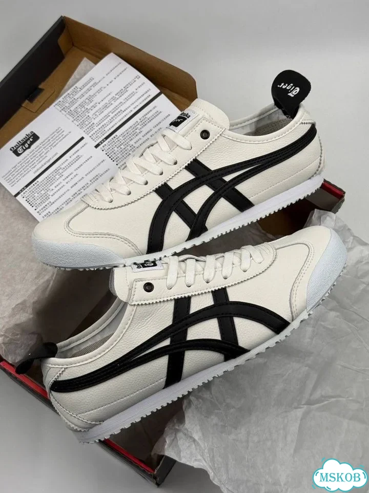 Кроссовки Asics Onitsuka tiger mexico 66 белые фото 2