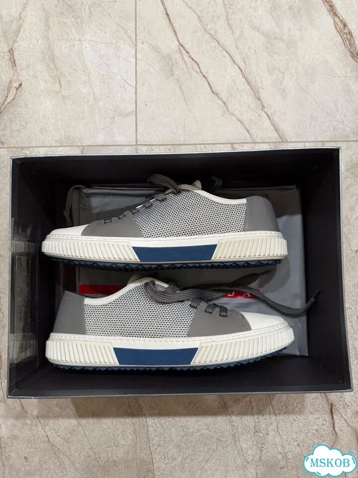 Prada Leather Nylon Stratus Sneakers фото 4