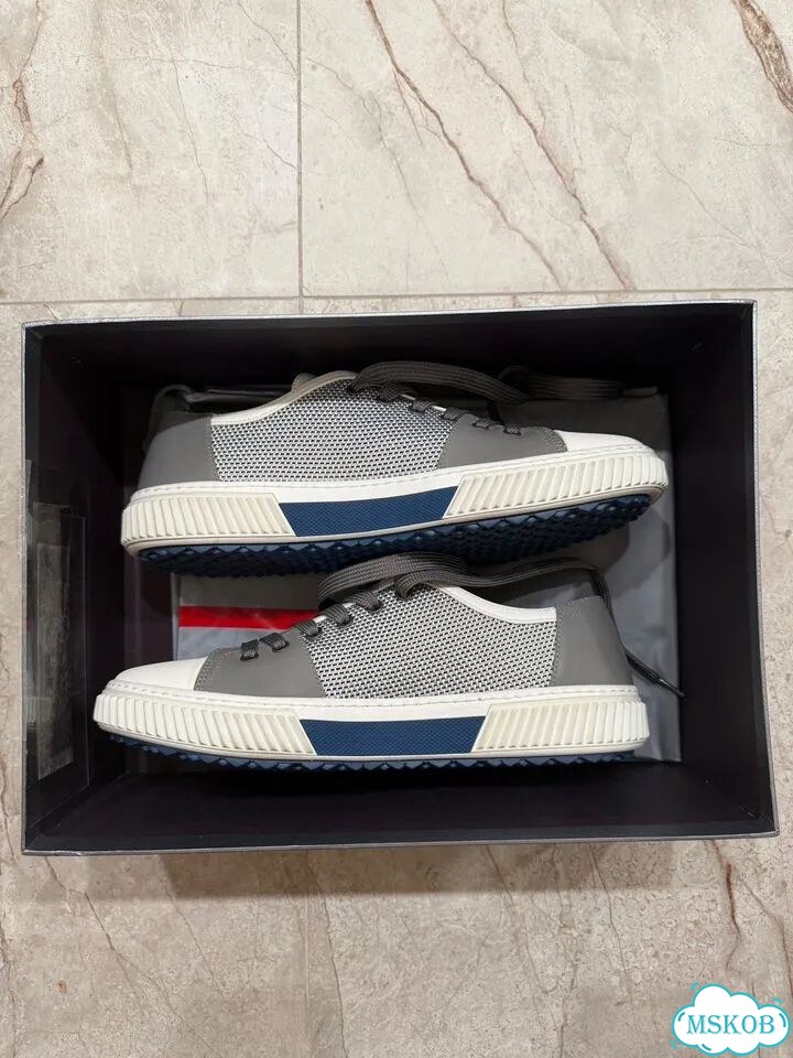 Prada Leather Nylon Stratus Sneakers фото 5