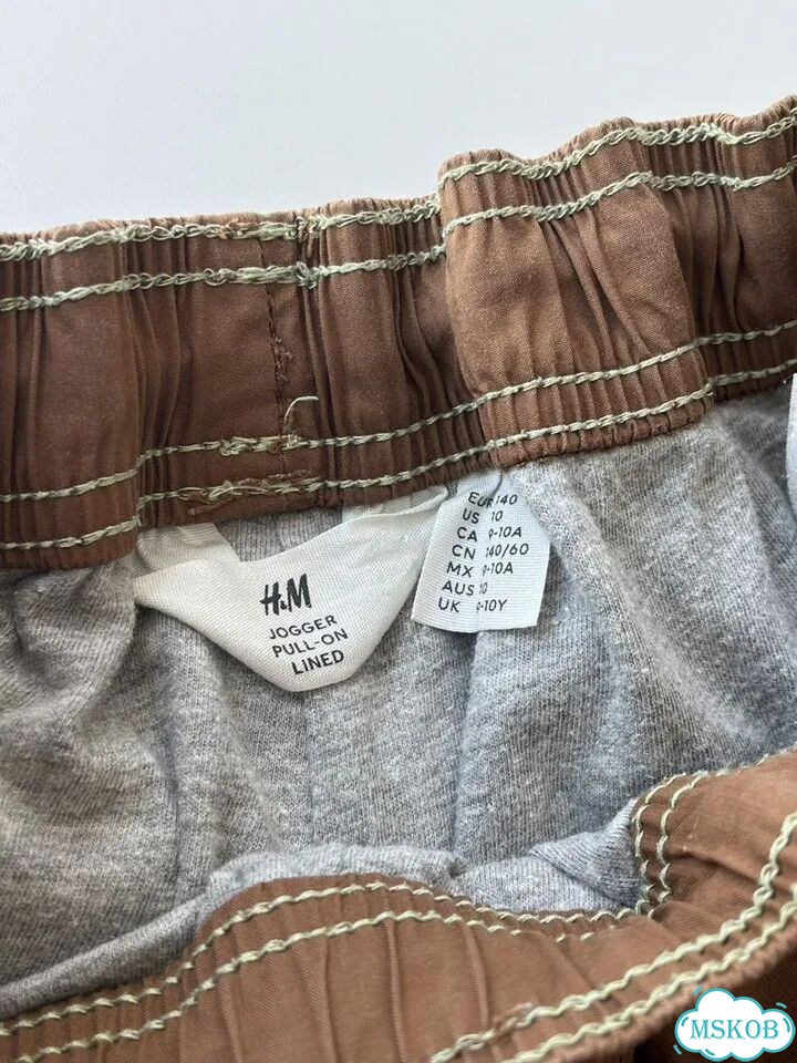 Джогеры с подкладкой детские H&M фото 4