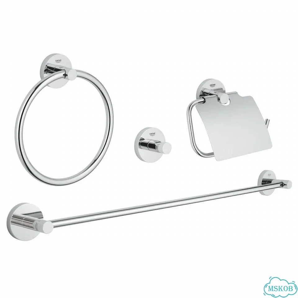 Набор аксессуаров 4 в 1 Grohe Essentials 40776001 фото 1