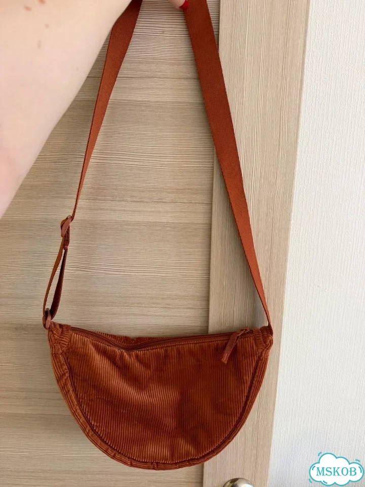 Сумка Uniqlo кросс-боди кирпичного цвета фото 3