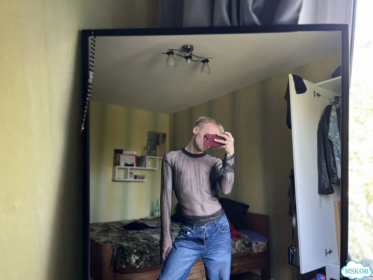 Кофта в сетку фото 2