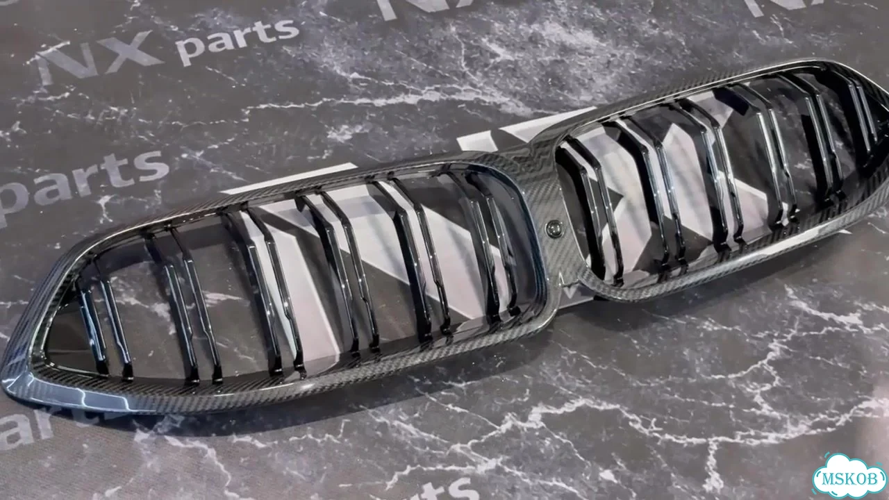 Решетка BMW G14 G15 G16 M сухой карбон фото 1