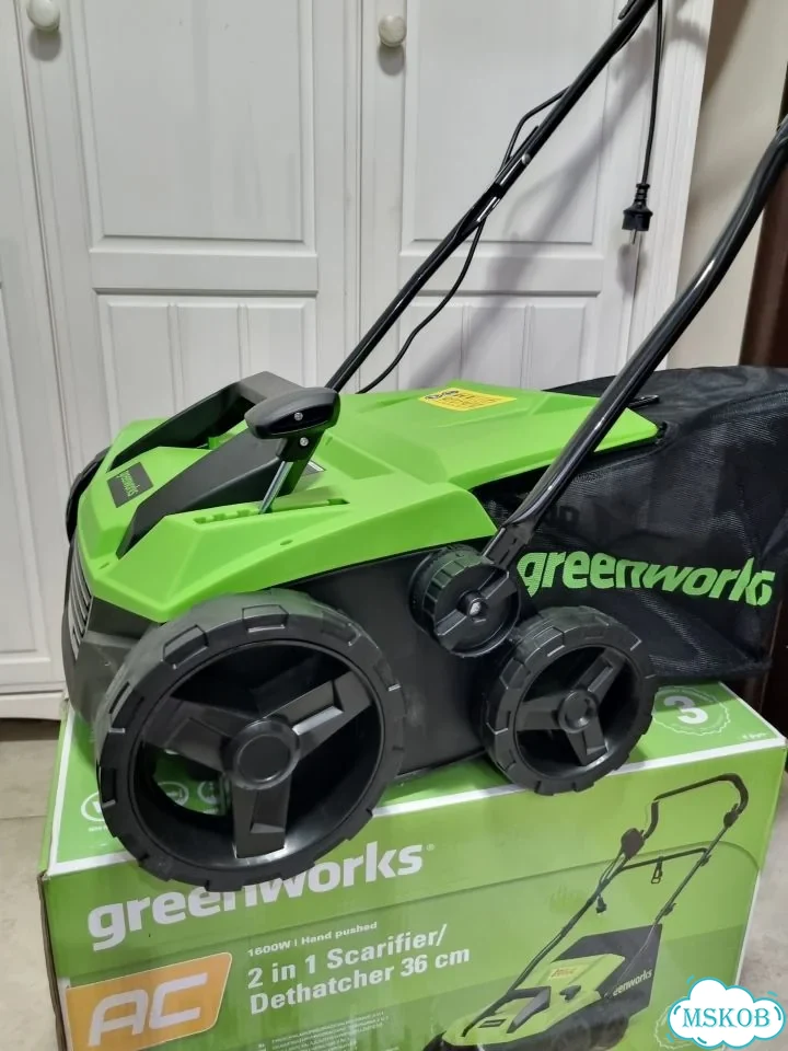 Аэратор скарификатор Greenworks GDT15 2515507 фото 2